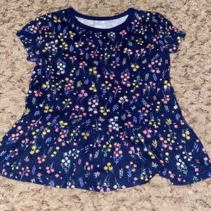 Flower print T-shirt